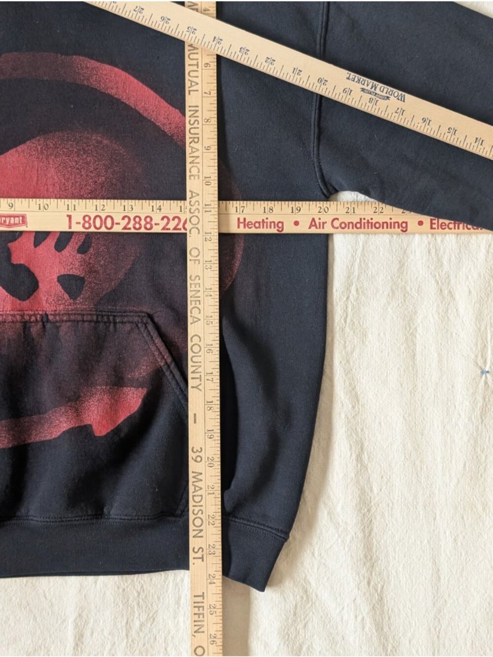 Rise Against VTG 2008 Appeal to Reason Black Graphic Band Hoodie Punk Rock SM - Picture 8 of 8